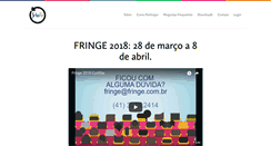 Desktop Screenshot of fringe.com.br